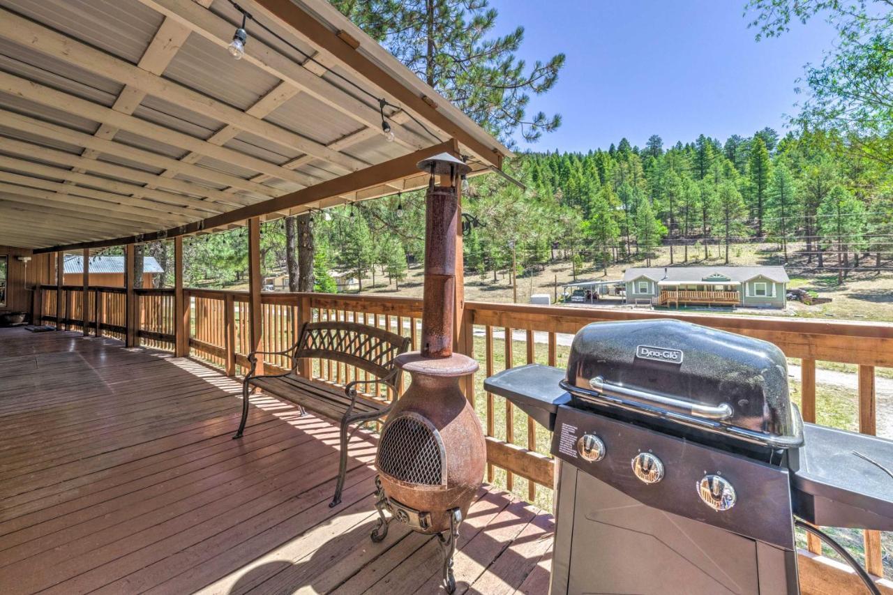 Quiet Cloudcroft Cabin With Porch And Gas Grill! Екстериор снимка