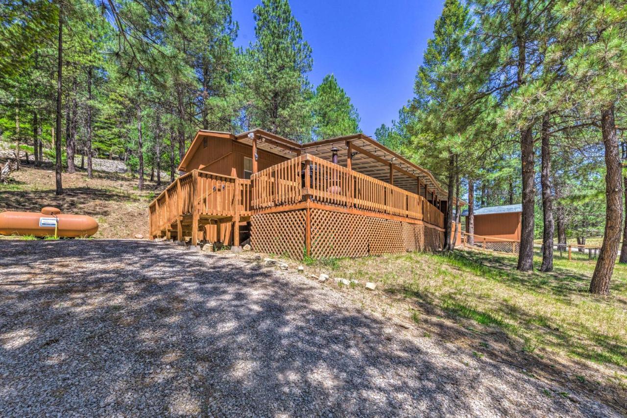 Quiet Cloudcroft Cabin With Porch And Gas Grill! Екстериор снимка