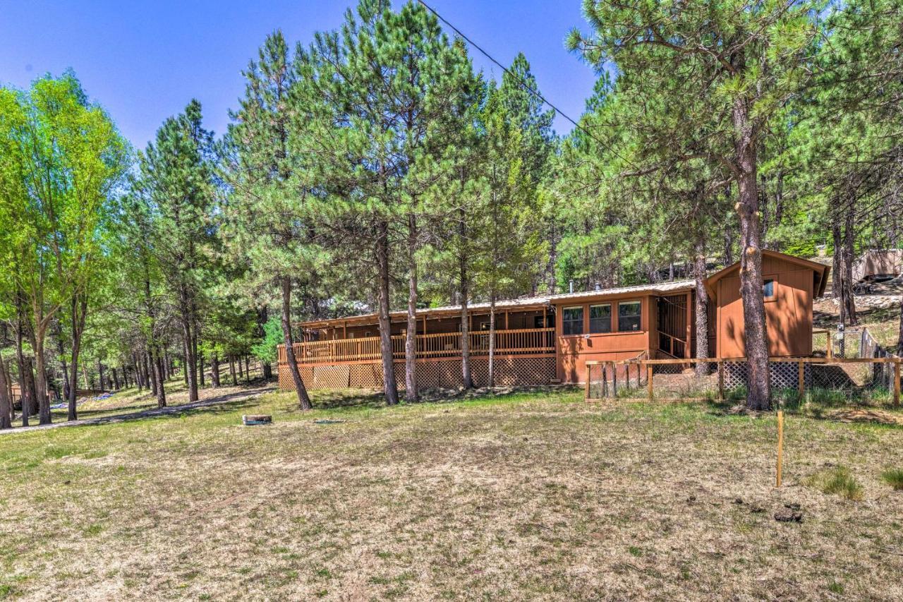 Quiet Cloudcroft Cabin With Porch And Gas Grill! Екстериор снимка